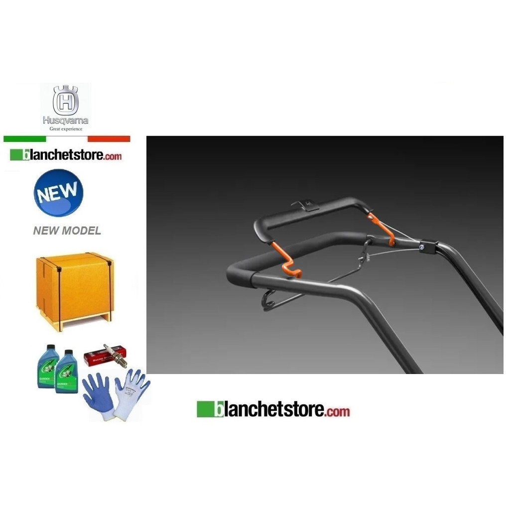 Rasaerba Husqvarna LC 140 P motore Husqvarna HS 123A Spinta taglio 40cm - New Model