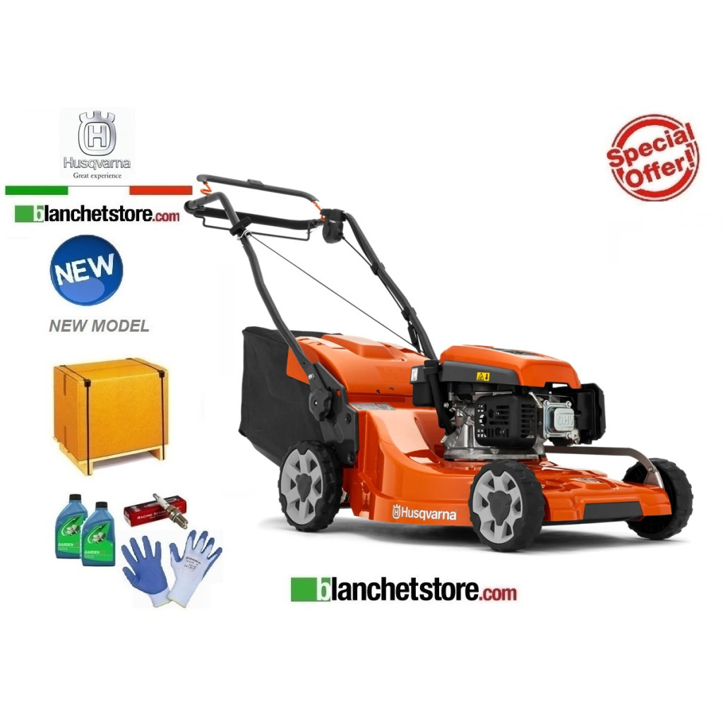 Lawn mower Husqvarna LC 253S engine Husqvarna HS 166A Self-propelled cut 53cm - New Model