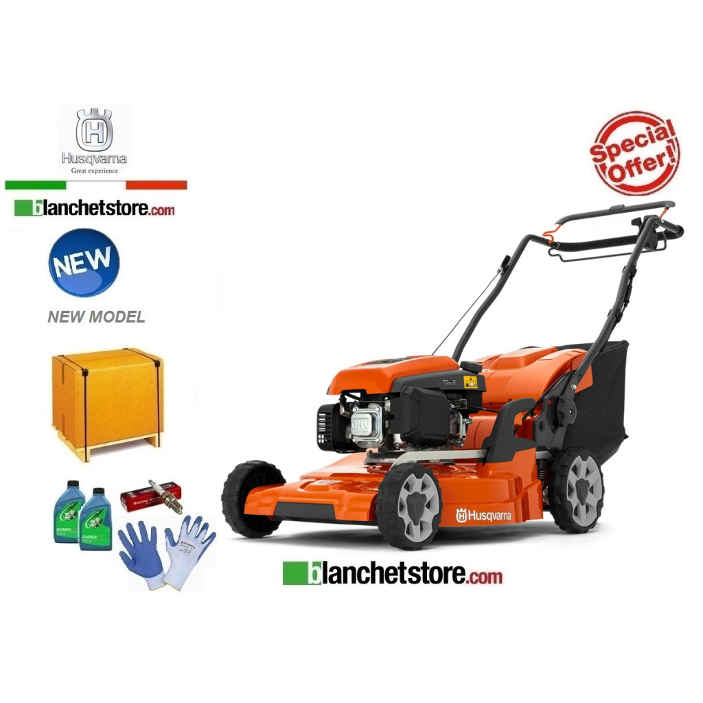 Lawn mower Husqvarna LC 253 S engine Husqvarna HS 166A Self-propelled cut 53cm - New Model