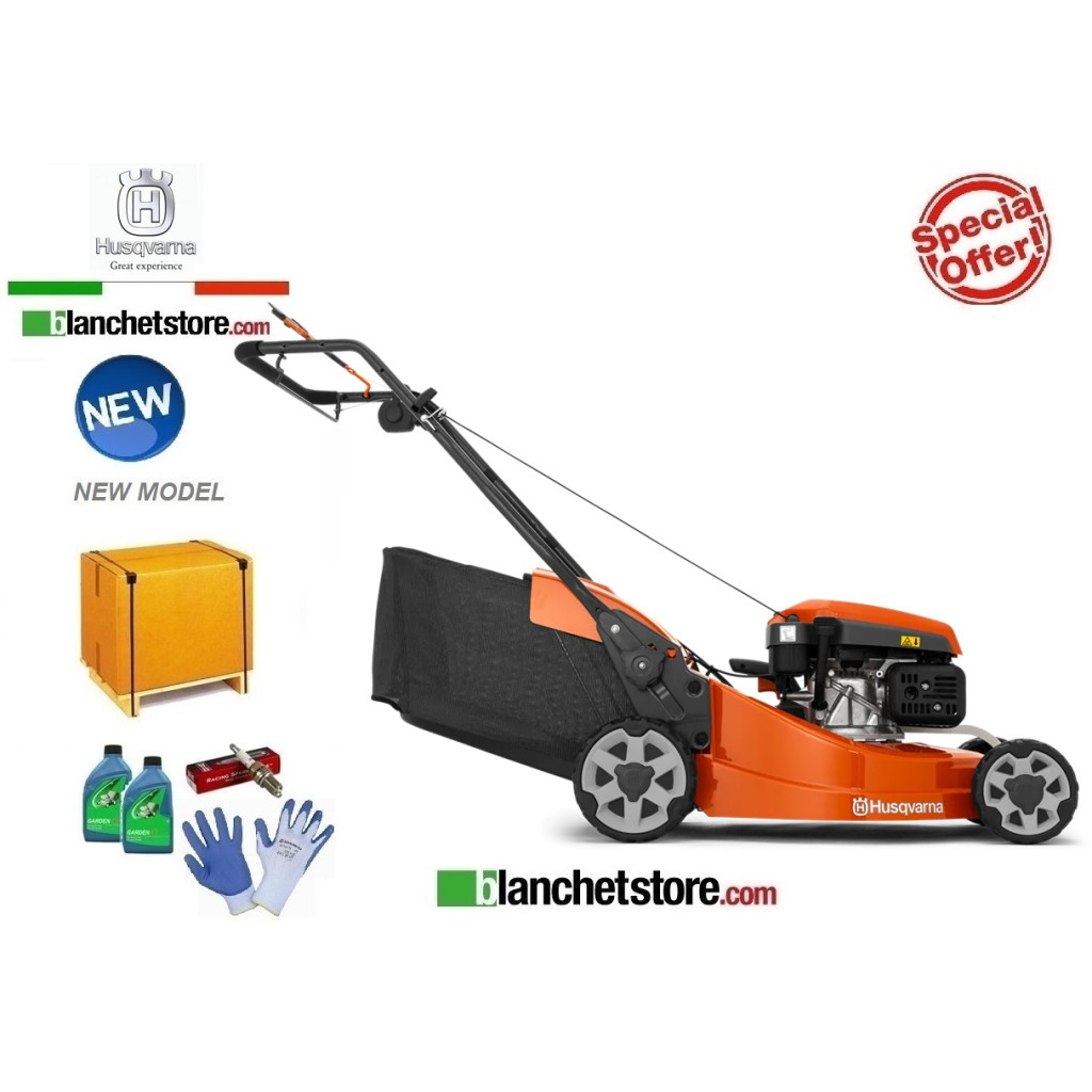 Lawn mower Husqvarna LC 253 S engine Husqvarna HS 166A Self-propelled cut 53cm - New Model