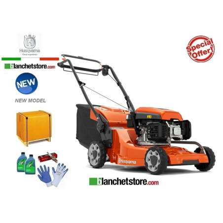 Lawn mower Husqvarna LC 347 V engine Husqvarna HS 166A Self-propelled cut 47cm - New Model