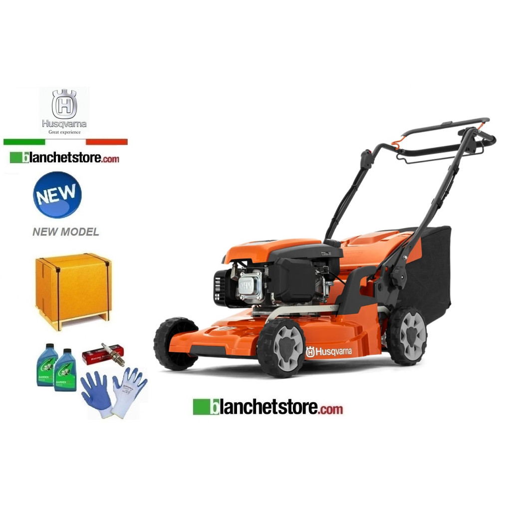 Lawn mower Husqvarna LC 347 VE engine Husqvarna HS 166AE Self-propelled cut 47cm Electric starter- New Model