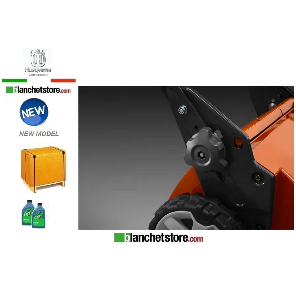 Lawn mower Husqvarna LC 347 VE engine Husqvarna HS 166AE Self-propelled cut 47cm Electric starter- New Model