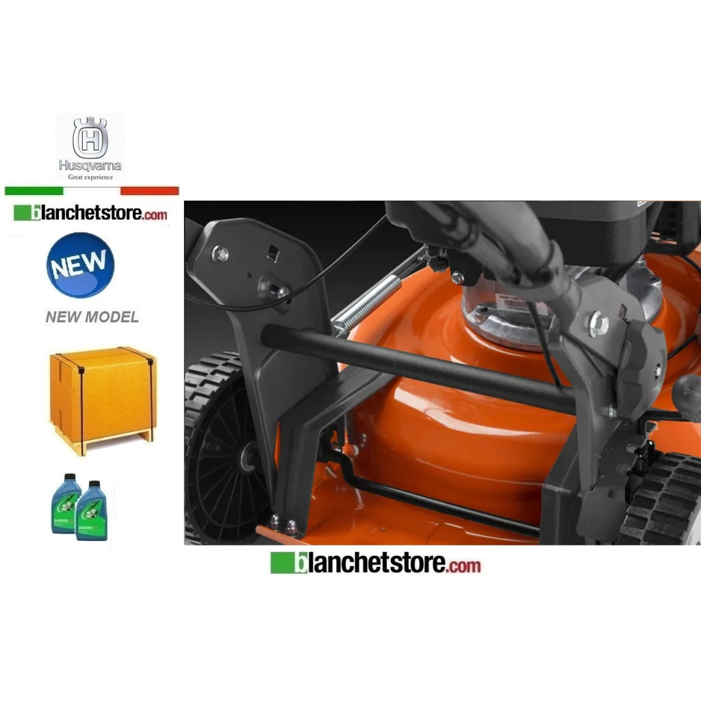 Lawn mower Husqvarna LC 347 VE engine Husqvarna HS 166AE Self-propelled cut 47cm Electric starter- New Model