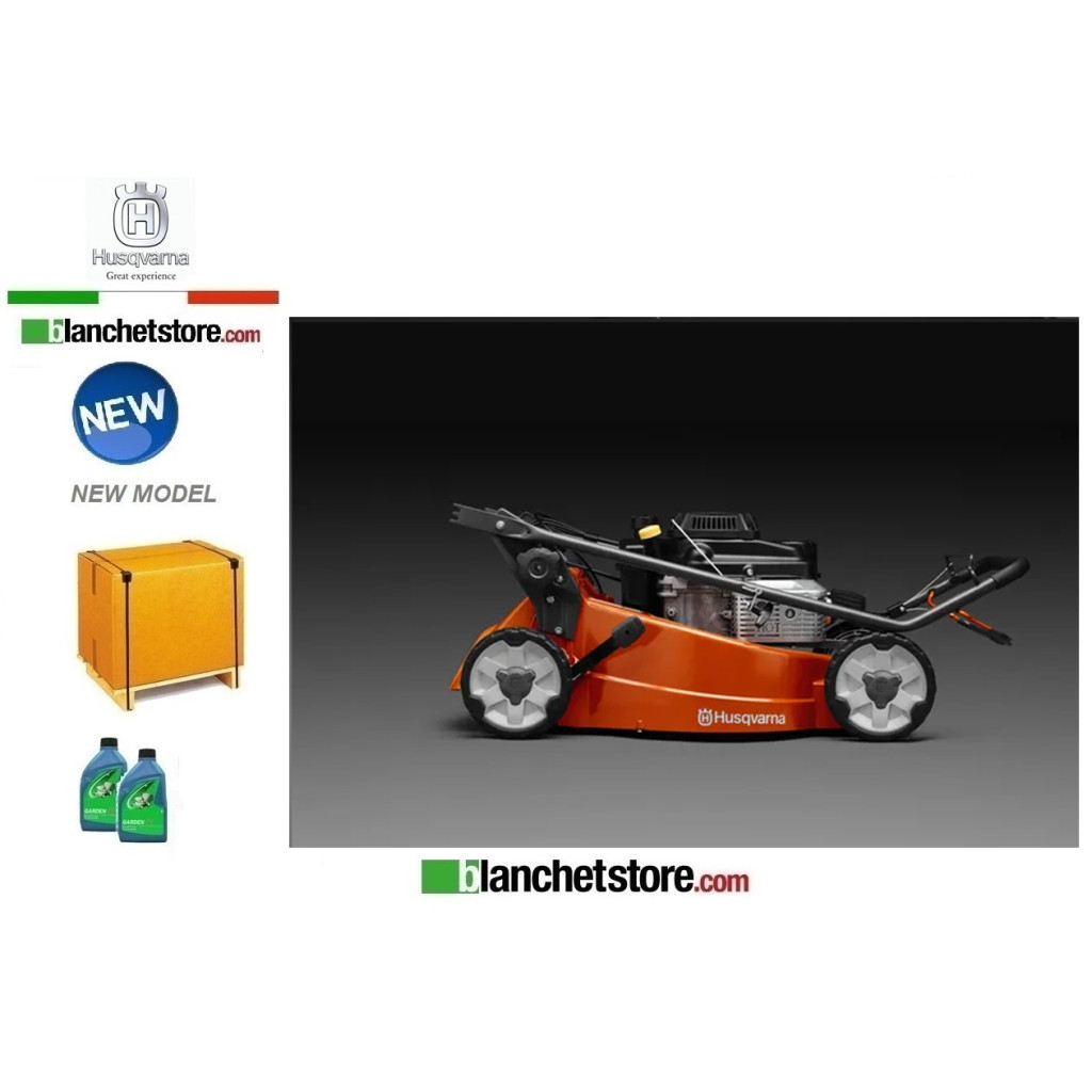 Lawn mower Husqvarna LC 347 VE engine Husqvarna HS 166AE Self-propelled cut 47cm Electric starter- New Model