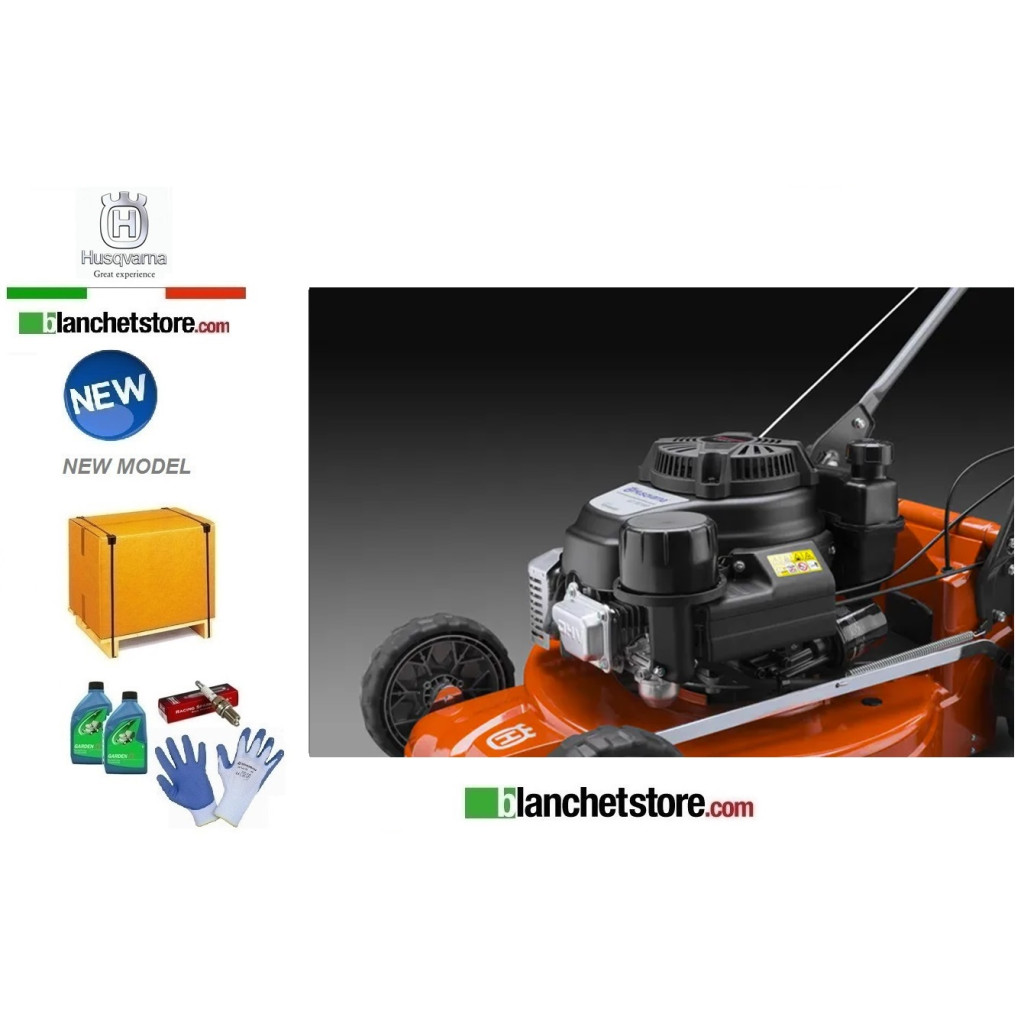 Lawn mower Husqvarna LC 551VBP engine Kawasaki FJ 180KAI Self-propelled cut 51cm - New Model