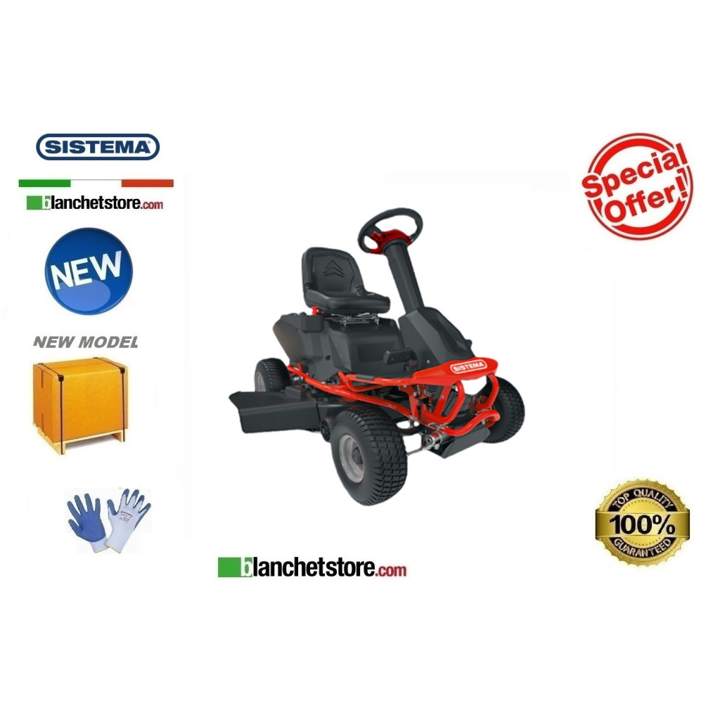 Trattorino a batteria Sistema Rider E599 professional 56Volt 100A