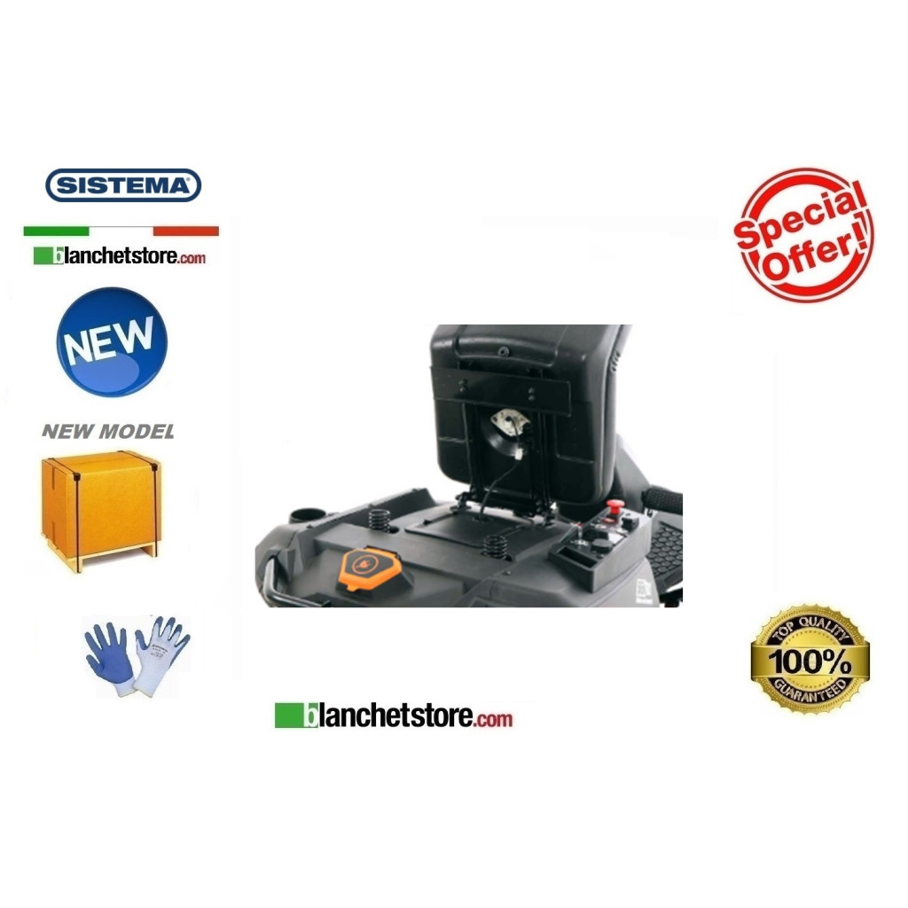 Trattorino a batteria Sistema Rider E599 professional 56Volt 100A