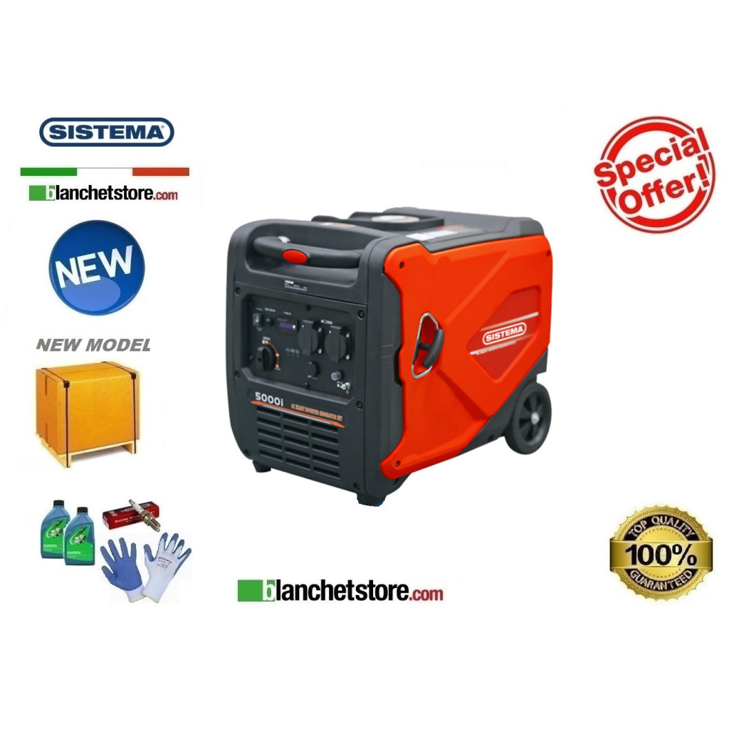 Sistema KM 5000i 220Volt 3500 Watt inverter generator