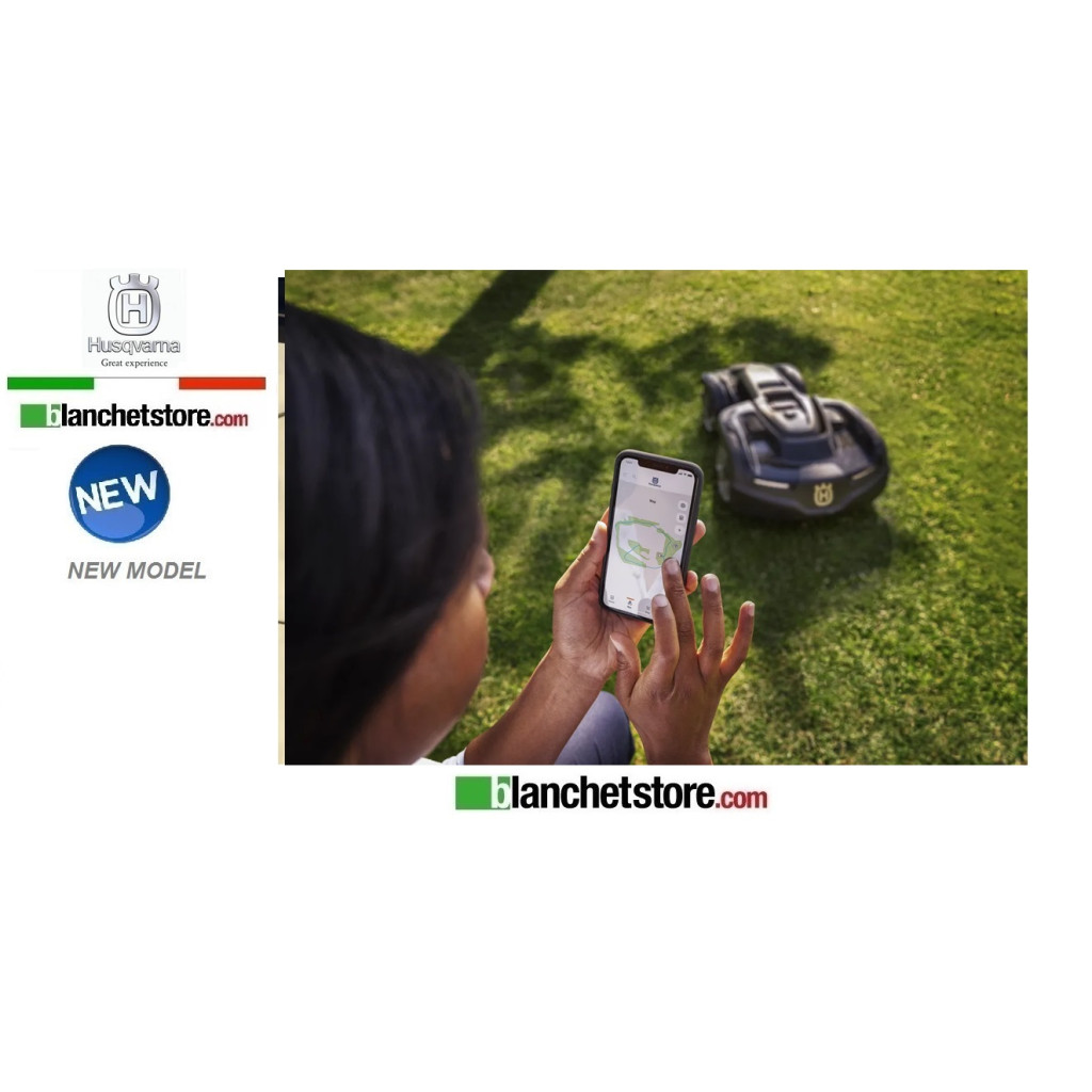 Husqvarna Automower Aspire R4 robot lawn mower with small installation kit