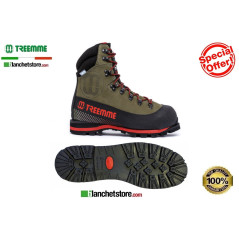 Treemme Leather Cut-Resistant Boot Acquastop 91223 N.38 Green