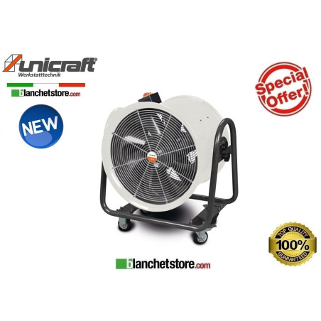 VENTILATORE PORTATILE UNICRAFT MV50 FLUSSO ARIA 150Mc/Min 220V