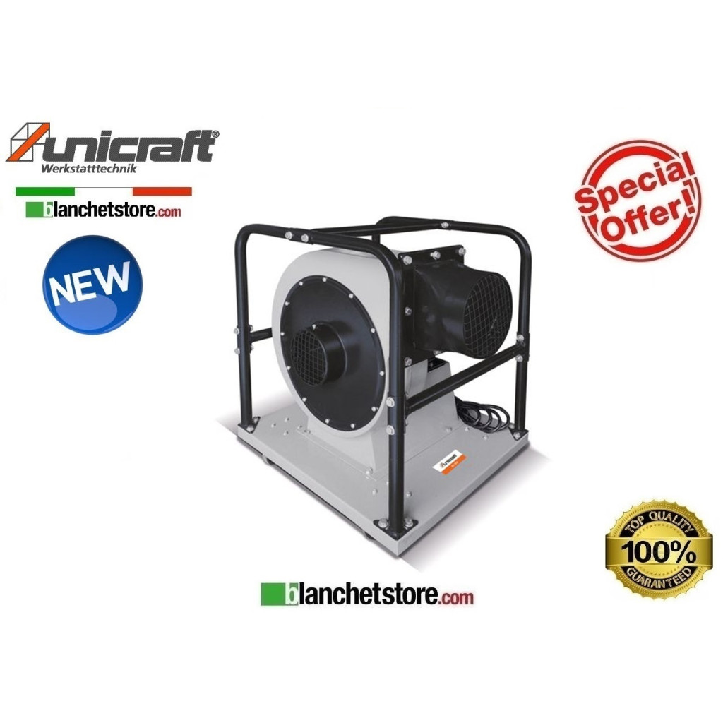 VENTILATORE CENTRIFUGO DI ESTRAZIONE UNICRAFT RV300 1914Mc/Min 220VOLT 6264300