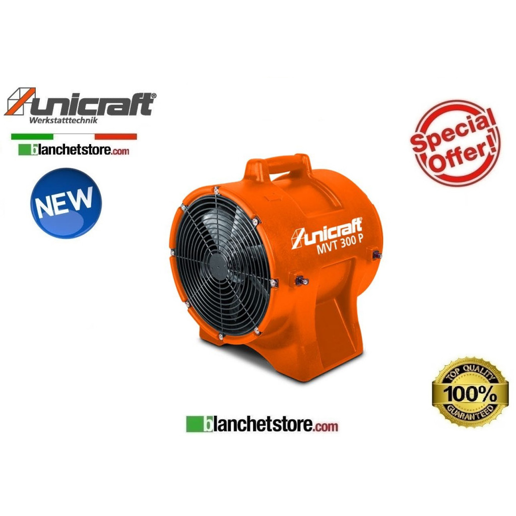 UNICRAFT MVT 300P PORTABLE AXIAL FAN AIR FLOW 3220Mc/h 220V 6261031