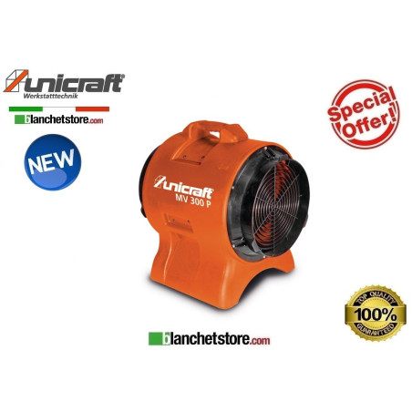 UNICRAFT MV 300P PORTABLE AXIAL FAN AIR FLOW 3230Mc/h 220V 6261030