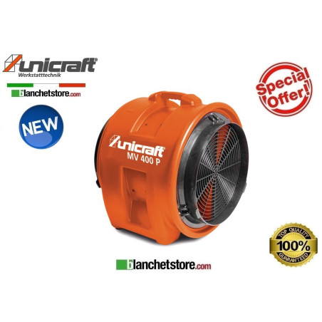 UNICRAFT MV 400P PORTABLE AXIAL FAN AIR FLOW 7220Mc/h 220V 6261040