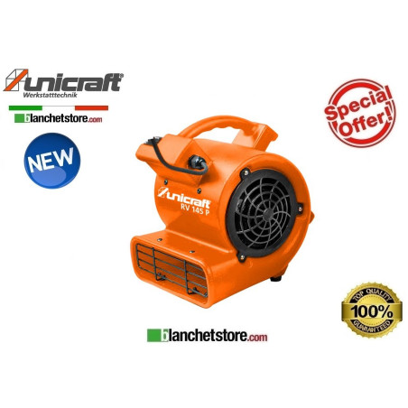 VENTILATEUR CENTRIFUGE UNICRAFT RV 145P DÉBIT D'AIR 570Mc/h 220V 6262014