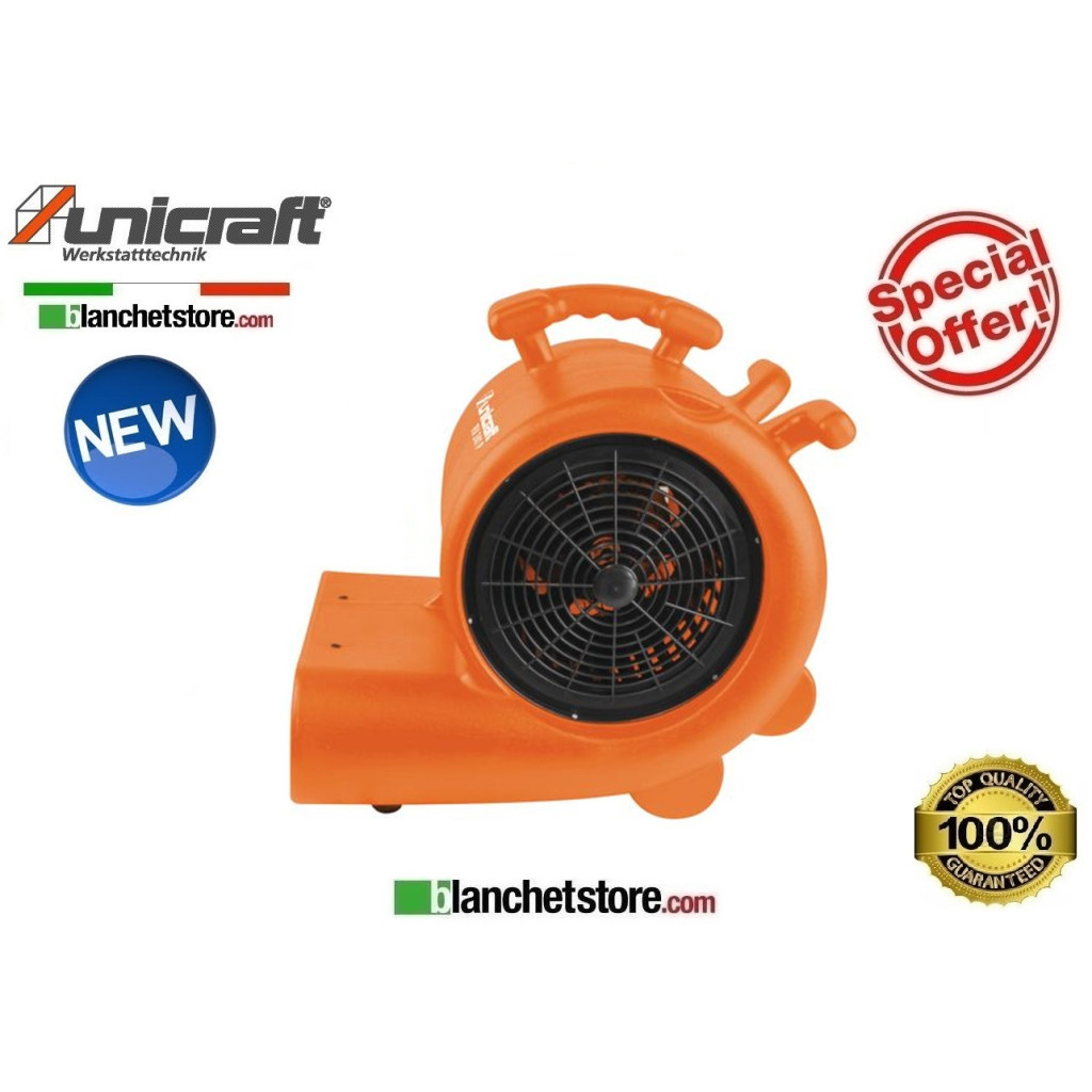 VENTILATEUR CENTRIFUGE UNICRAFT RV 241P DÉBIT D'AIR 1900-1730-1550Mc/h 220V 6262024