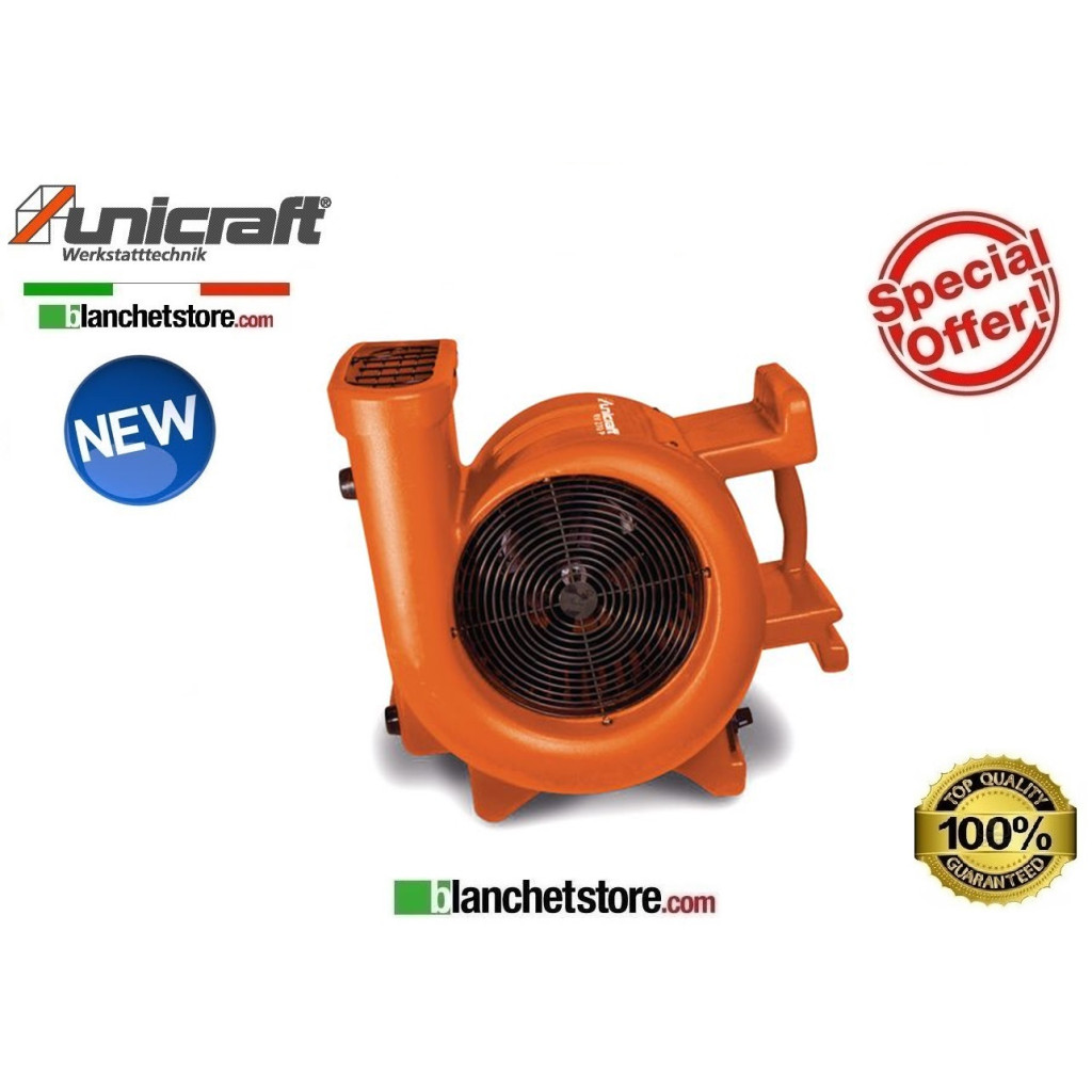 VENTILATEUR CENTRIFUGE UNICRAFT RV 270P DÉBIT D'AIR 2380-2200-2040Mc/h 220V 6262027