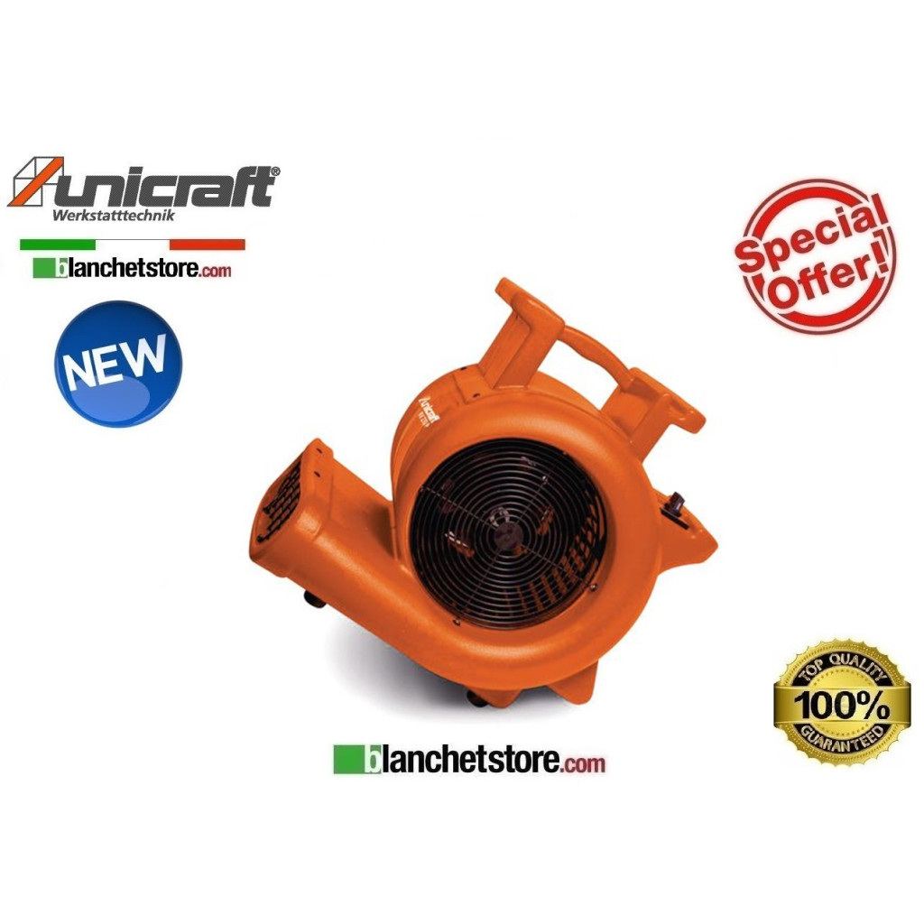 VENTILATEUR CENTRIFUGE UNICRAFT RV 270P DÉBIT D'AIR 2380-2200-2040Mc/h 220V 6262027