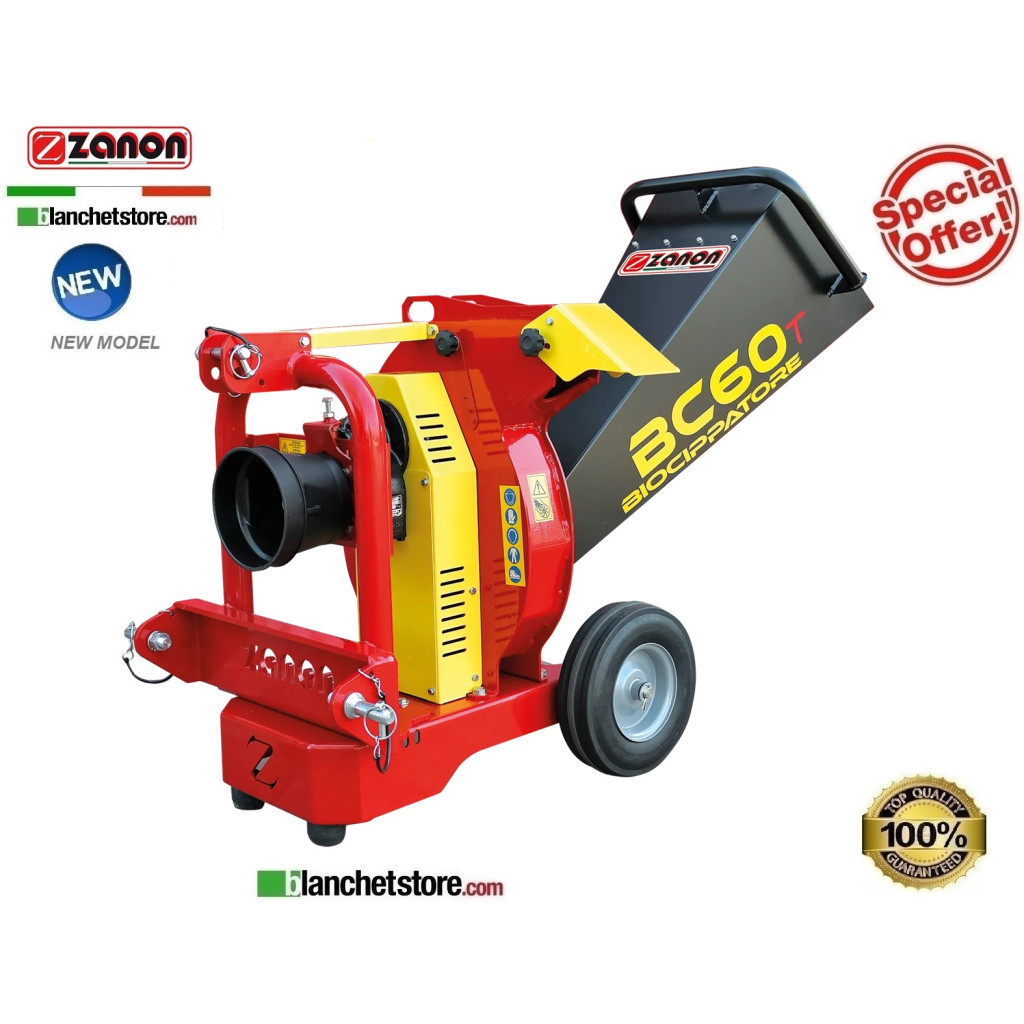 Biotrituratore Biocippatore a trattore Zanon BC 60-T presa di forza PTO 20-50HP 1002860