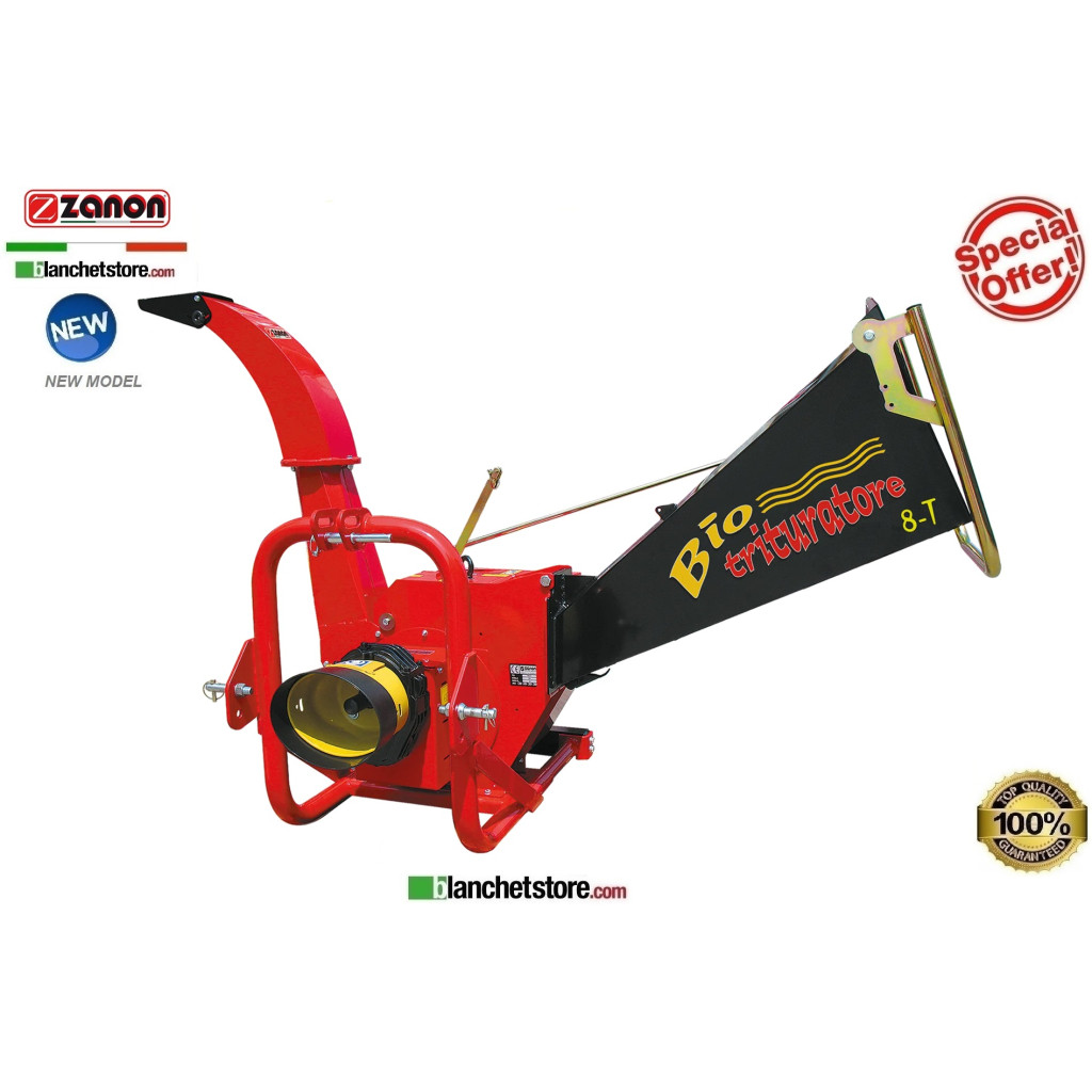 Biotrituratore Biocippatore a trattore Zanon BIO 8-T presa di forza PTO 30-80HP 1002370