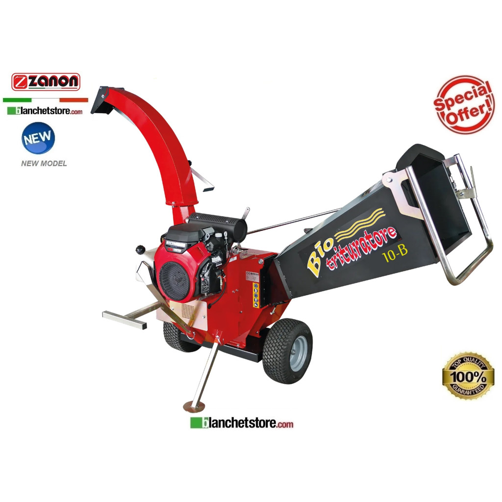 Zanon BIO 10-B petrol wood chipper shredder Honda GX630 20HP engine 1002388