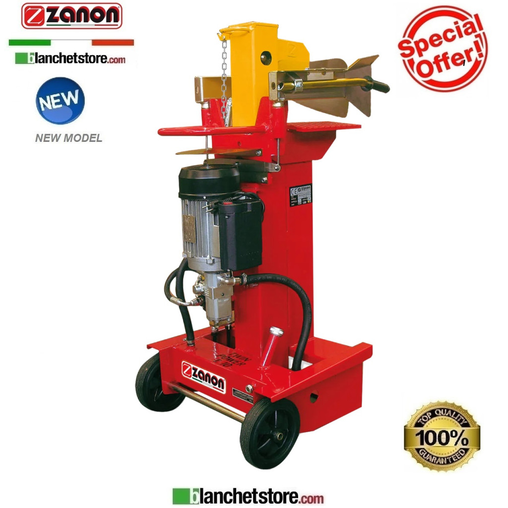 Fendeuse a bois Zanon SLE-10 Fixe monophase 220Volt 10Ton 3HP plan de travail fixe 1002468