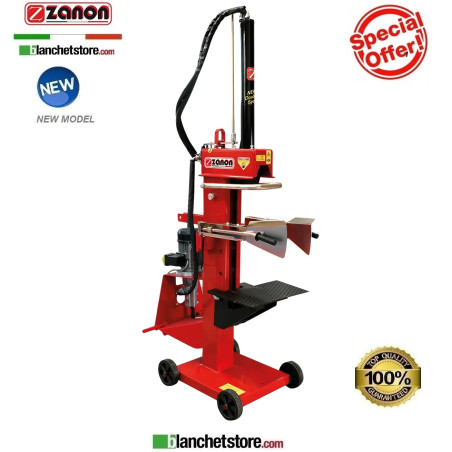 Zanon SVE-10/390 three-phase wood splitter 380Volt 10Ton 3HP adjustable work surface 4 poles 1003859