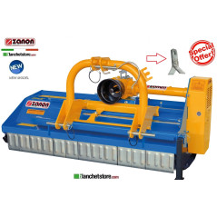 TRINCIAERBA E SARMENTI CON SPOSTAMENTO MANUALE ZANON TFX 1300 PER TRATTORE 25-60HP CM 130 A COLTELLI - ROTAZIONE DESTRA 1002448