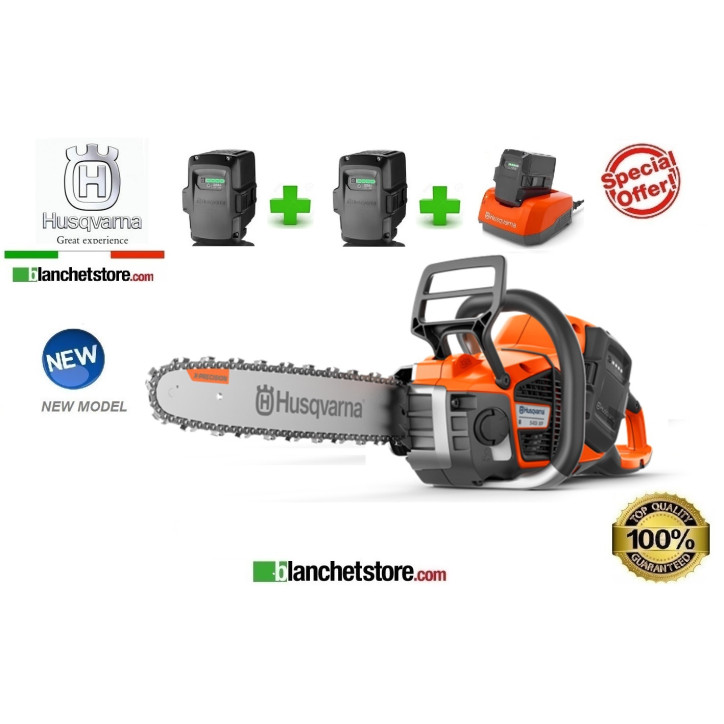 Tronconneuse a batterie Husqvarna 542i XP + 2 batteries 36V 5.2A