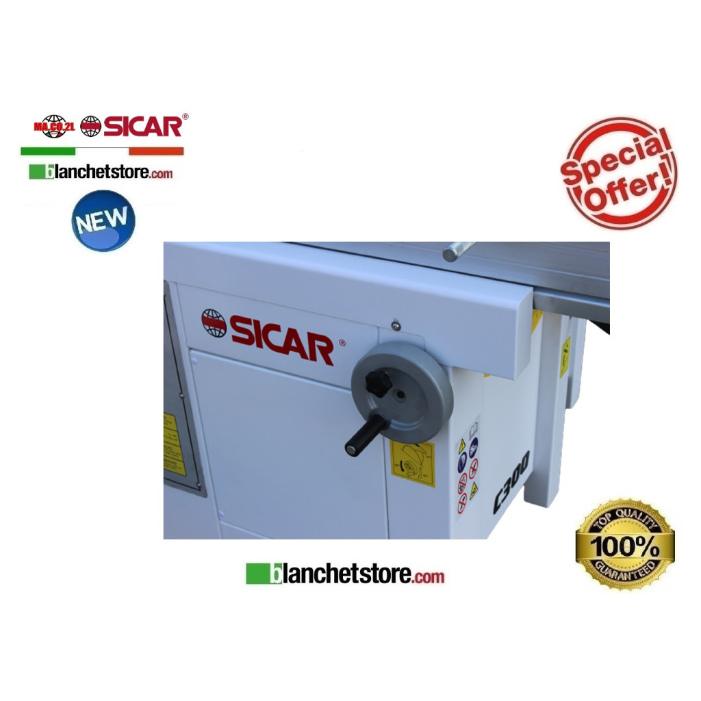 Combined SICAR C300 5 lavoration MACO2L 300mm 220Volt 3Hp