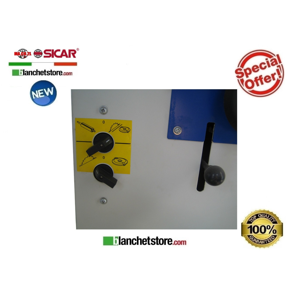 Combinata C250 Maco2L 5 lavorazioni 250mm 3motori 220Volt 2x1500Watt 1x1100Watt