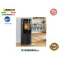 Stufa a pellet Mod. Aduro P5 Lux Acciaio Nero satinato - 6,8 kW