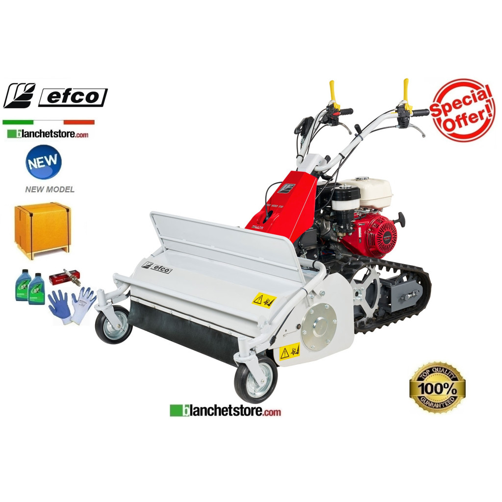 Trinciasarmenti a cingoli EFCO DR 100 TR Motore Honda GX 390 Alpin 389cc 12HP a coltelli