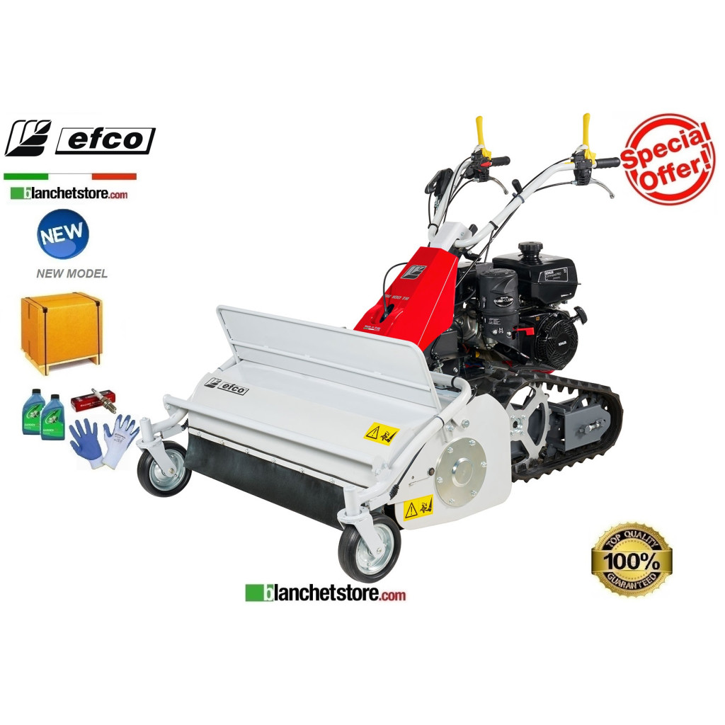 Broyeur à chenilles EFKO DR 100 TR moteur Kohler CH 440 420cc 16,5HP avec couteaux