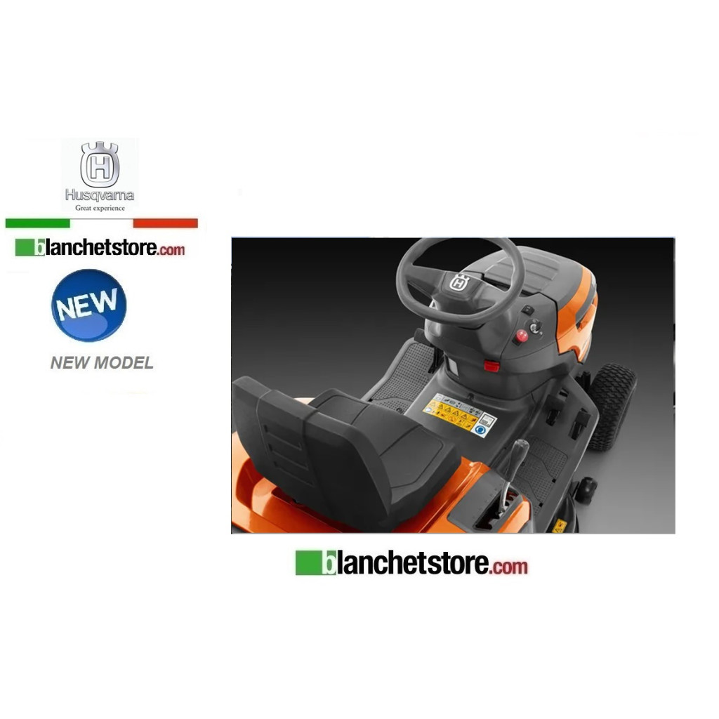 Tracteur a pelouse Husqvarna TC 112 Sac de ramassage, coupe 95, hydrostatique