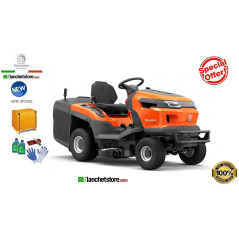 Tracteur a pelouse Husqvarna TC 125T Sac de ramassage, coupe 95, hydrostatique