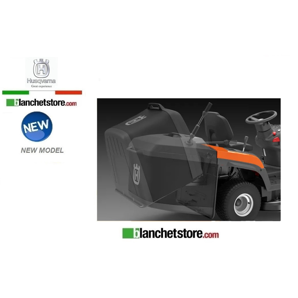 Tracteur a pelouse Husqvarna TC 220T Sac de ramassage, coupe 107, hydrostatique