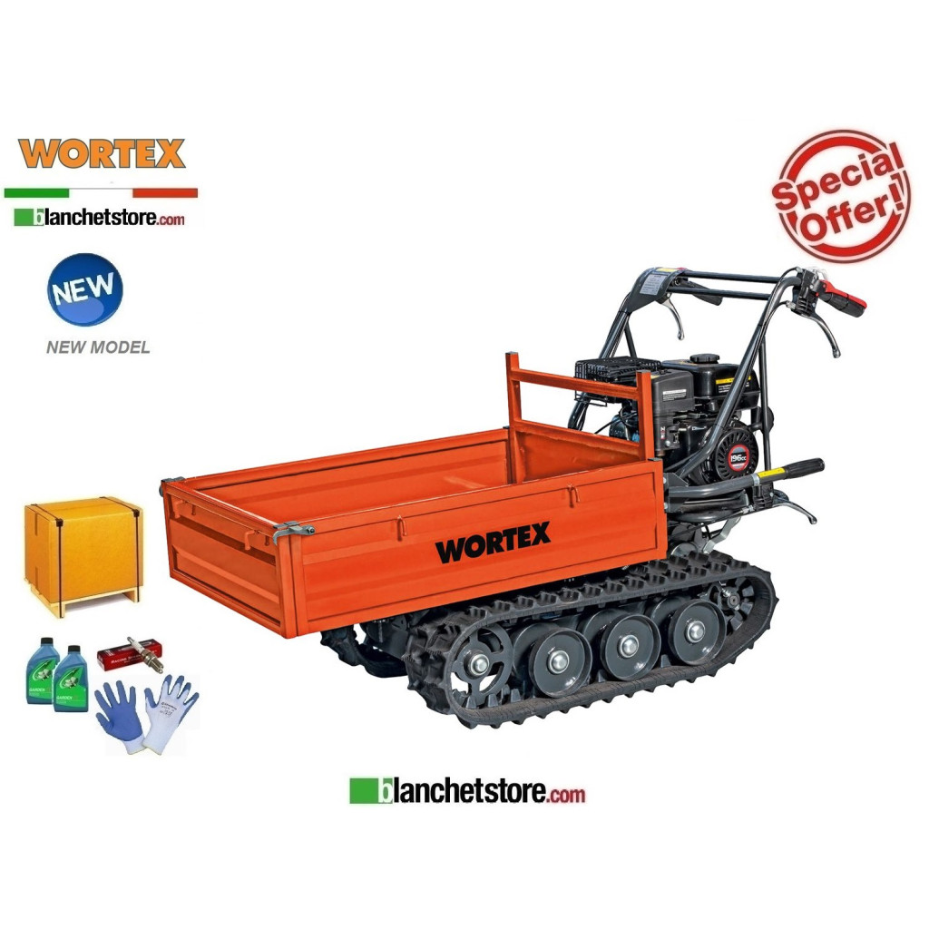 MINI TRANSPORTEUR Wortex SFL300 Loncin G200F 300 KG Basc.Man.