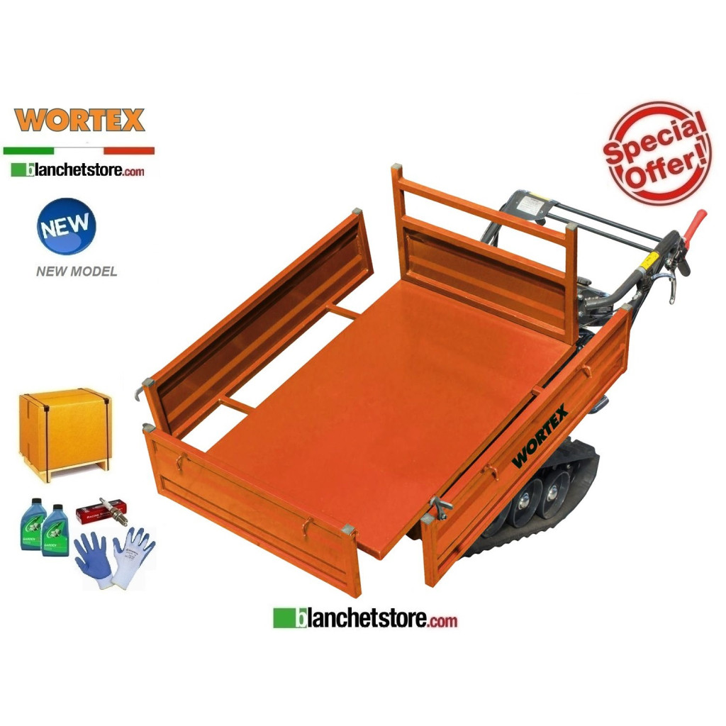 MINI TRANSPORTEUR Wortex SFL300 Loncin G200F 300 KG Basc.Man.