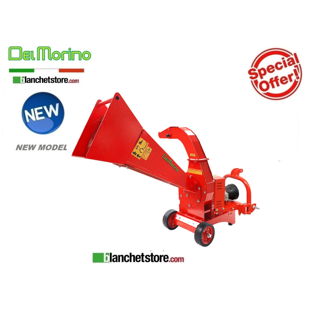 Shredder tractor-mounted Del Morino Vulcan 3P 3-point hitch 10-30 HP