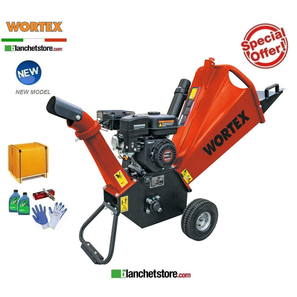 Biotrituratore a benzina Wortex Drake D200/80L LONCIN G200