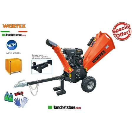 Biotrituratore a benzina Wortex Drake D420/120L LONCIN G420