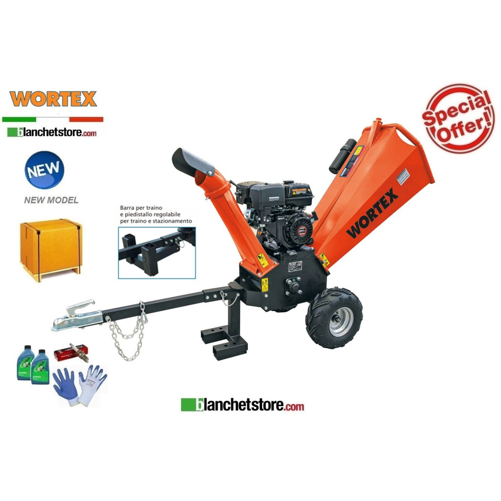 Biotrituratore a benzina Wortex Drake D420/120L LONCIN G420