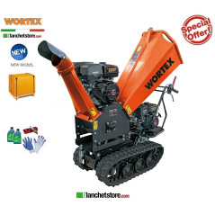 Biotrituratore cingolato a benzina Wortex Tiger D420/120L-420cc