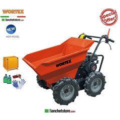 MINI TRANSPORTEUR DUMPER Wortex SF 4WD Loncin G210F 300KG B.Man.