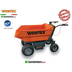 MINI TRANSPORTEUR DUMPER Wortex MDA500D Electrique 500KG Basculement Hydraulqiue