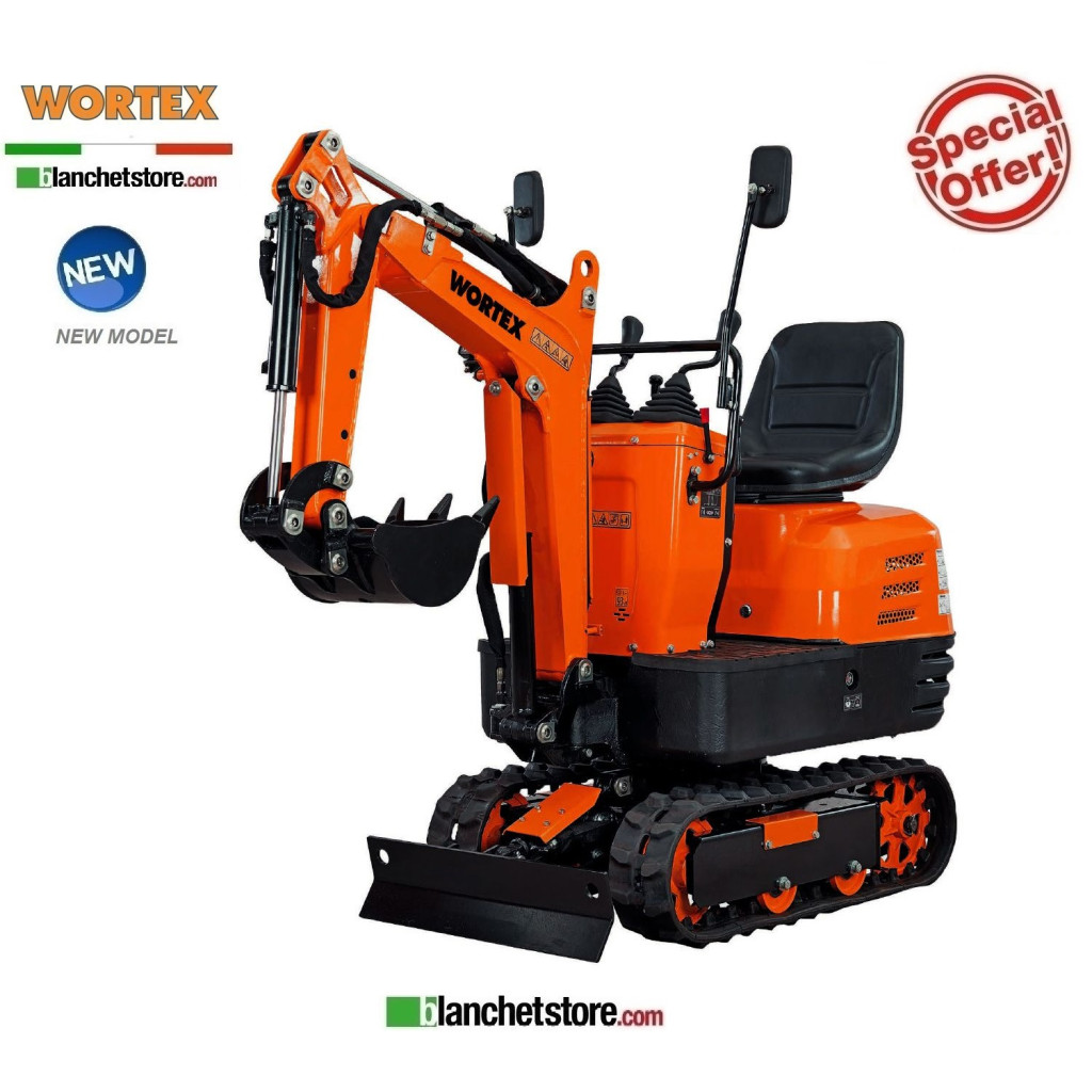 Wortex Raptor 600 mini excavator