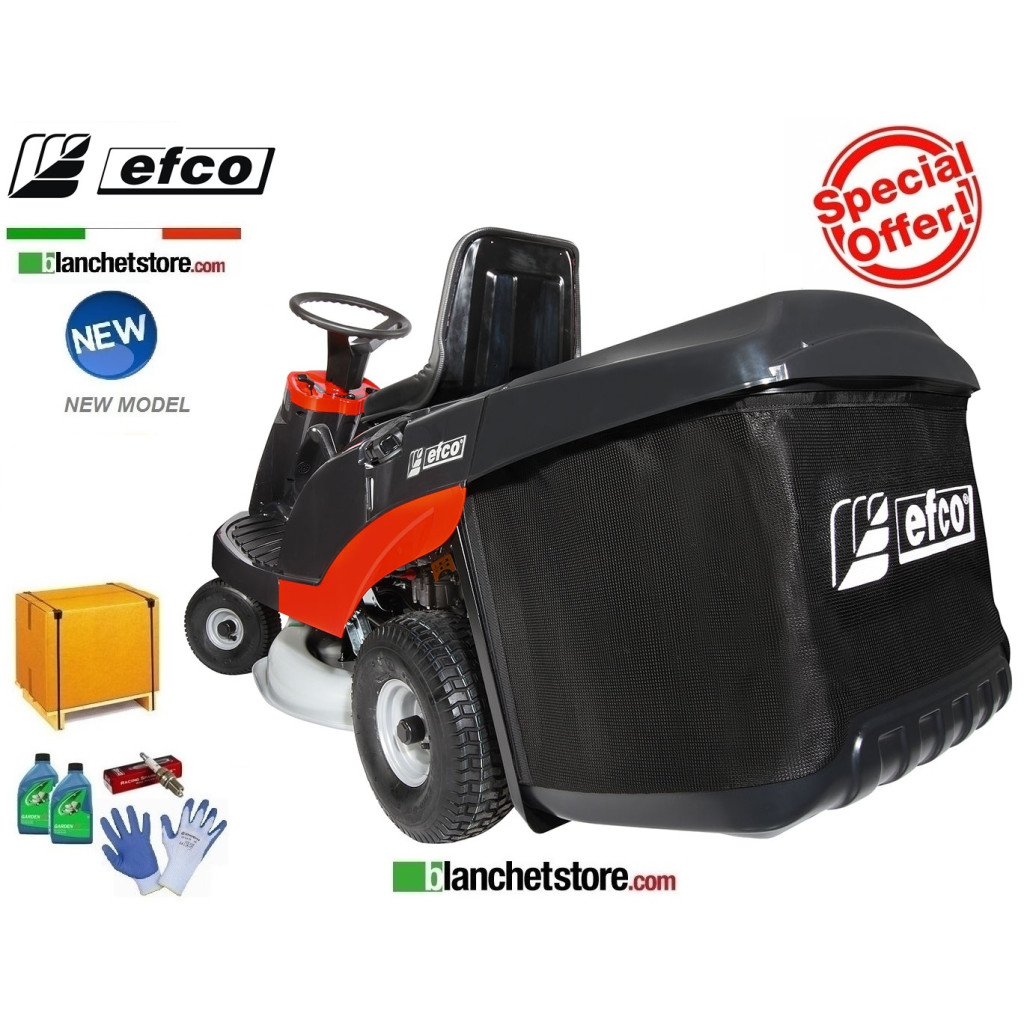 Rider Efco Zephyr 72/113 H hydrostatic 344cc tractor 4 in 1